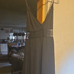 Elegant Black Lace Women Dress